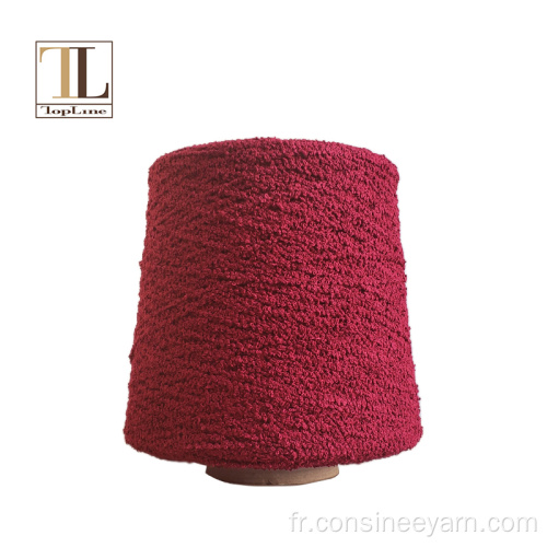 Topline vente fil de boucle de coton pour le tricot